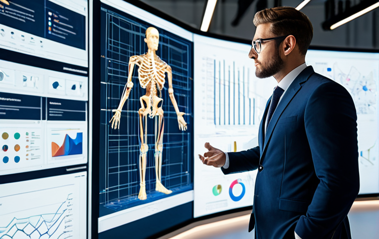 A professional male architect in a modest business suit, standing confidently in a modern, well-lit architectural studio. He is interacting with a large, transparent digital display showing intricate 3D BIM models and AI-generated design concepts. The environment emphasizes technological integration and future-forward design, with clean lines and warm lighting.
fully clothed, appropriate attire, professional dress, safe for work, appropriate content, professional, perfect anatomy, correct proportions, natural pose, well-formed hands, proper finger count, natural body proportions, high-quality, ultra-detailed.