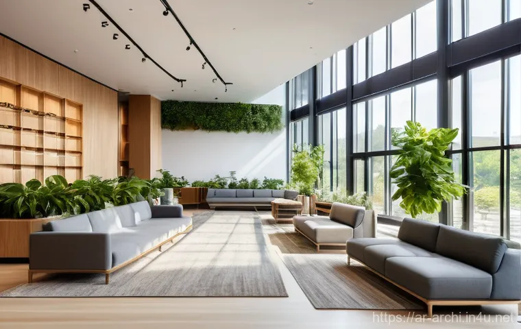 건축 설계와 공간 심리학 적용 사례 - A modern and highly organized home office designed for optimal focus and well-being. The space featu...