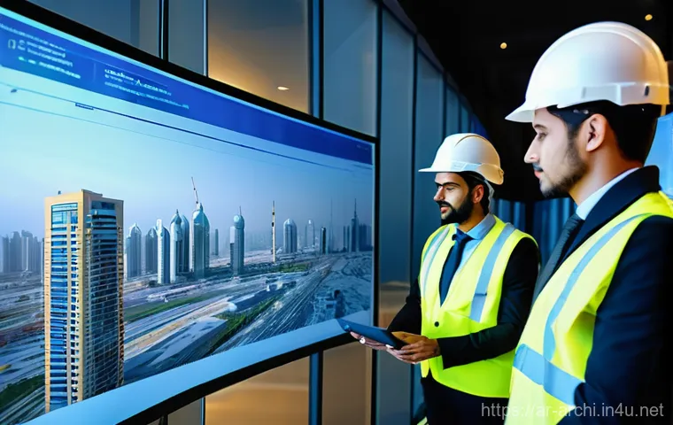 건축 실무에서 시공사와의 소통 전략 - **Image Prompt: Building Trust in a Collaborative Construction Project**
    "A diverse team of cons...