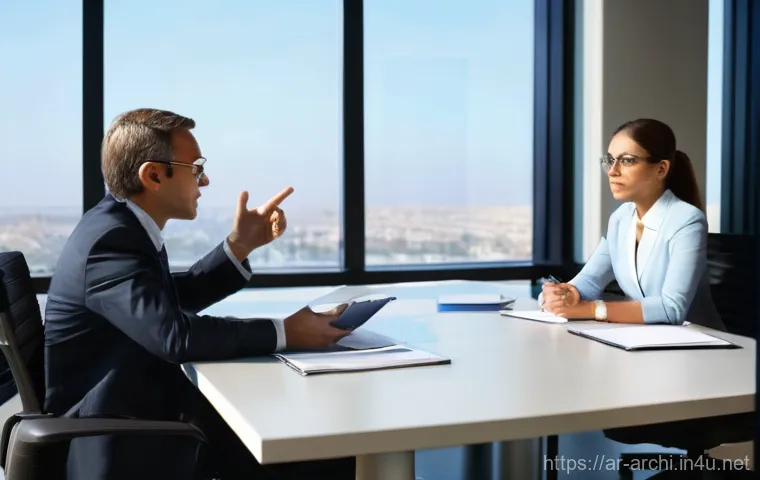 건축 실무에서 시공사와의 소통 전략 - **Image Prompt: Leveraging Modern Technology for Efficient Project Management**
    "A dynamic scene...