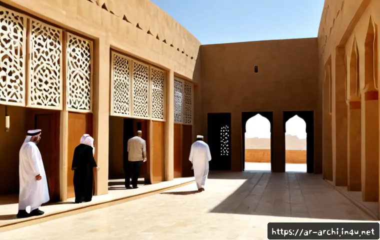 건축 설계와 인간 행동 연구의 연계성 - Photorealistic architectural behavior study in a contemporary Middle Eastern public courtyard, an Ar...